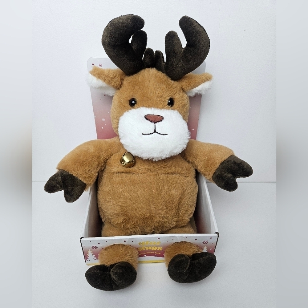 Baby reindeer plush hot hugs with microwavable insert